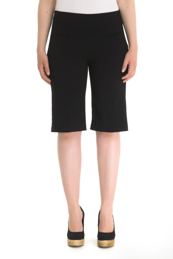 Zenalla Comfort Fit Short With Faux Front Pockets