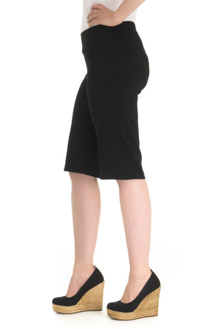 Zenalla Comfort Fit Short With Faux Front Pockets