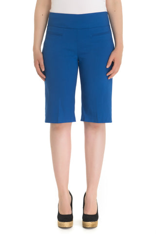 Zenalla Comfort Fit Short With Faux Front Pockets