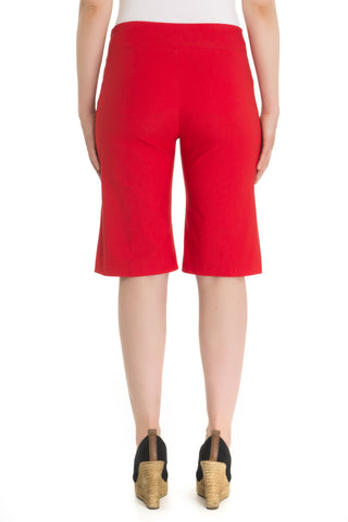 Zenalla Comfort Fit Short With Faux Front Pockets