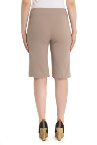 Zenalla Comfort Fit Short With Faux Front Pockets