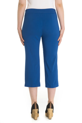 Zenalla "Comfort Fit" Capri With Button Detail