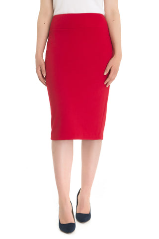 Zenalla Ease In To Comfort PDR Pencil Skirt With Slit